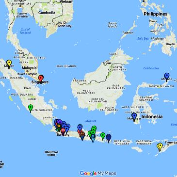 Locations and Maps Regular Day Course Program Nomor